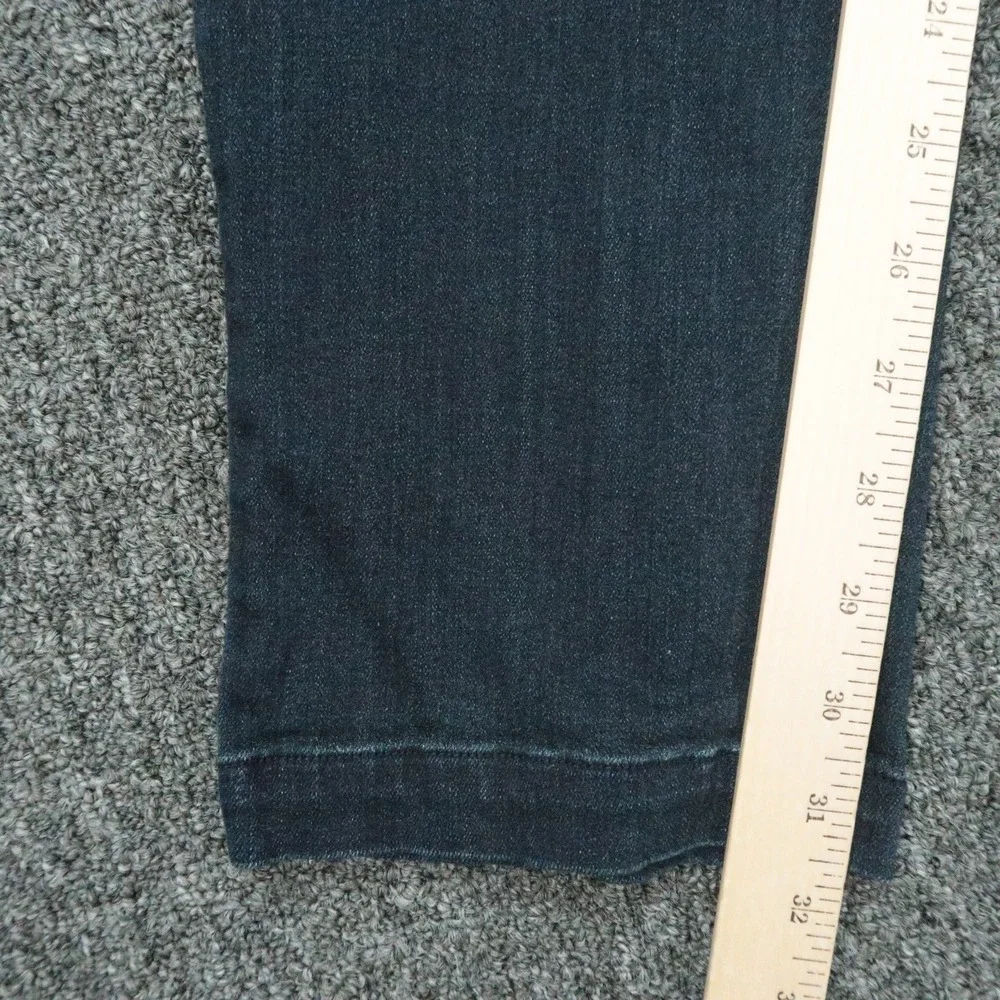 State & Liberty Jeans Mens 33x32 Blue Straight 5 Pocket Stretch Dark Wash